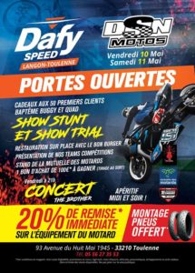 Portes ouvertes Dafy Speed-DSN Motos les 10-11 mai 2019 @ Dafy Speed